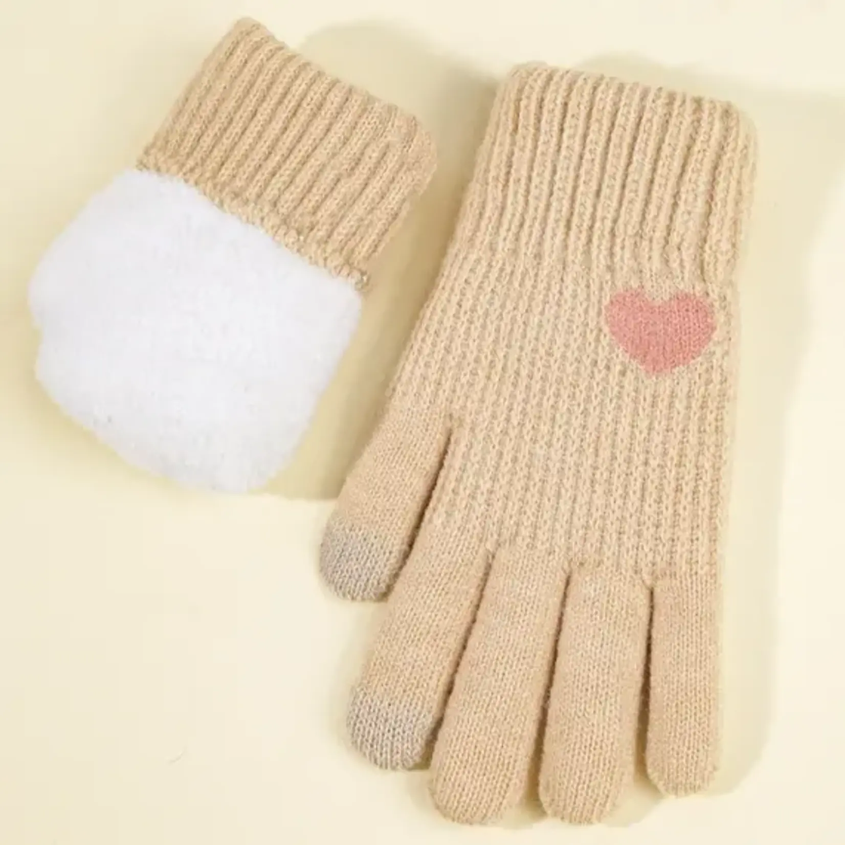Accity AC Knit Heart Glove