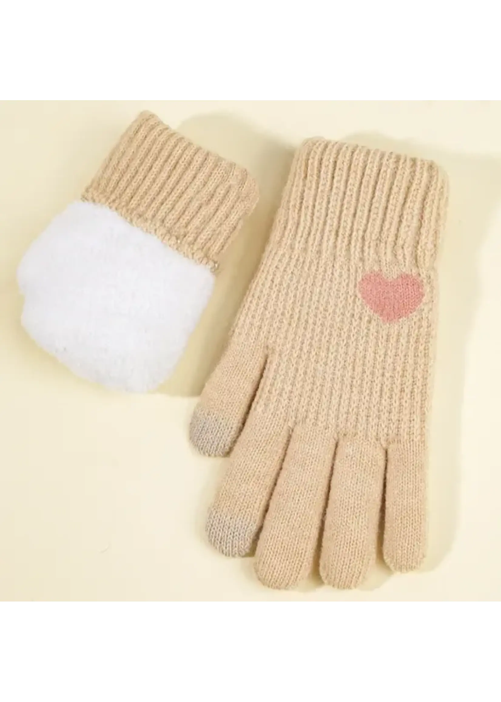Accity AC Knit Heart Glove