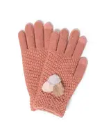 Textured Knit Touch Glove
