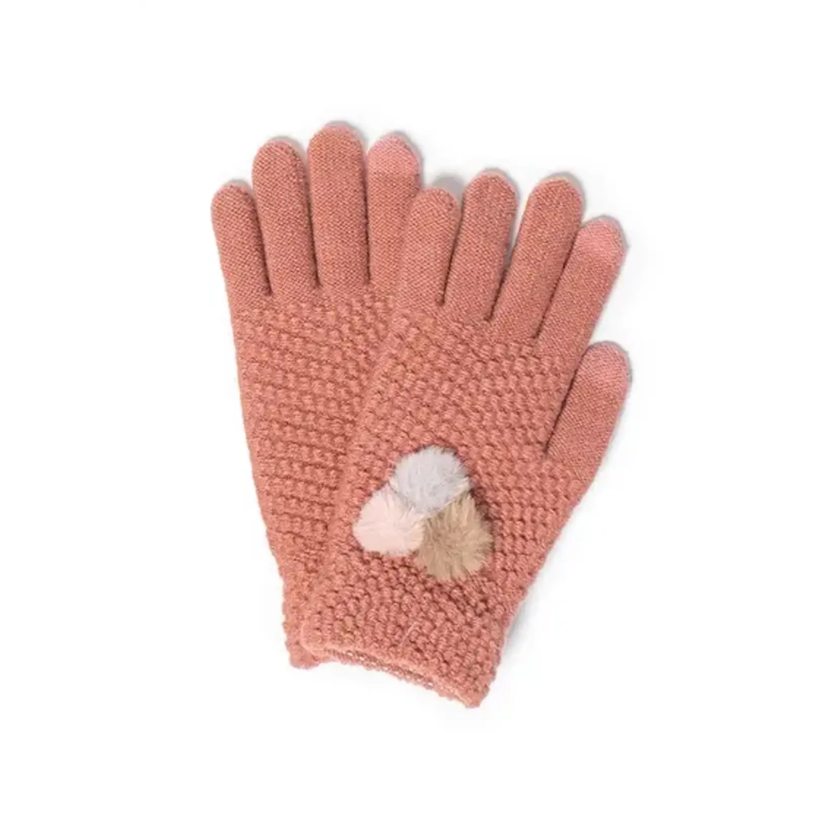 DY Textured Knit Touch Glove