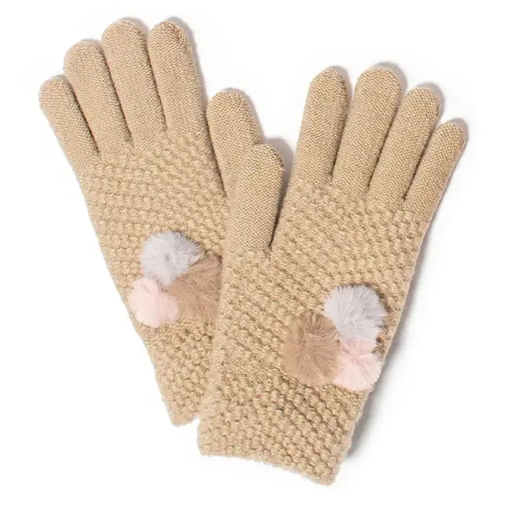 DY Textured Knit Touch Glove