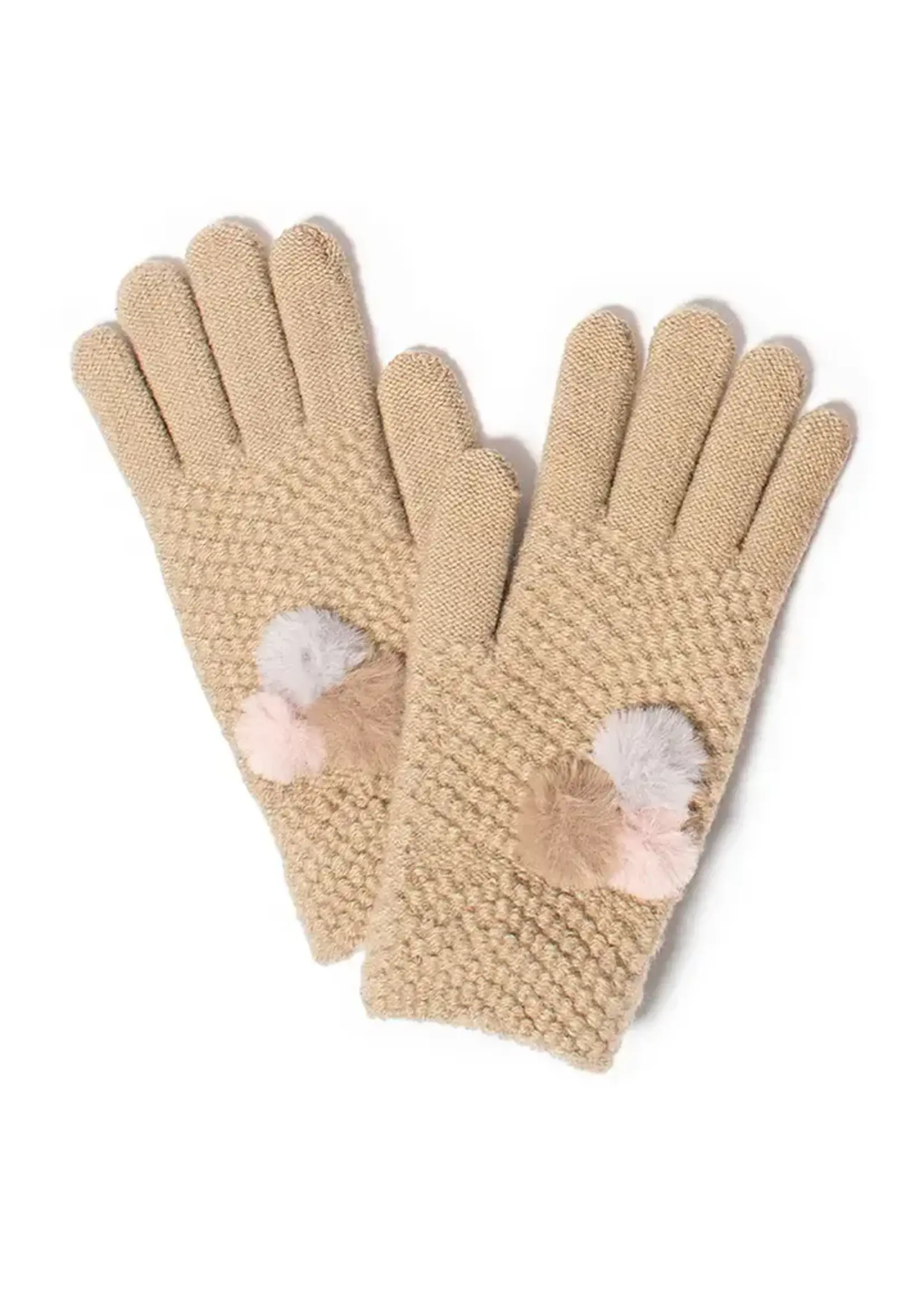DY Textured Knit Touch Glove
