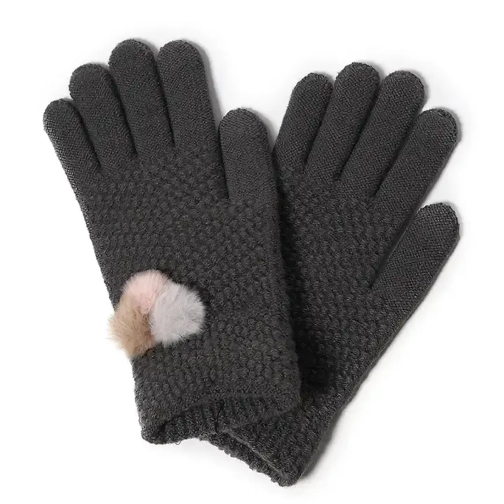 DY Textured Knit Touch Glove