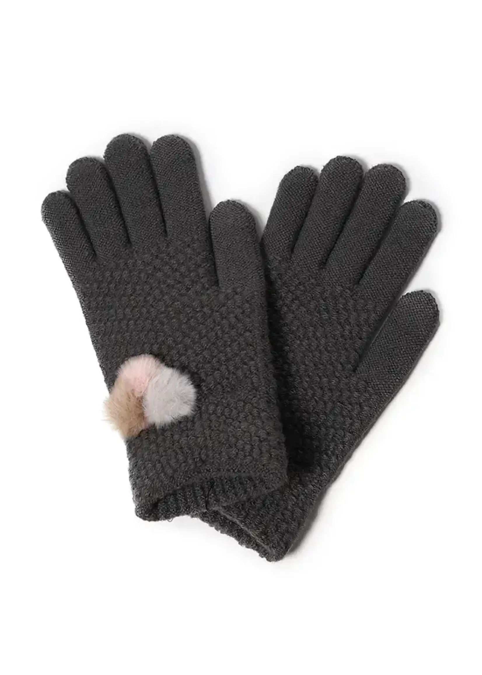 DY Textured Knit Touch Glove