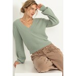 Hyfve Fuzzy Vneck Sweater