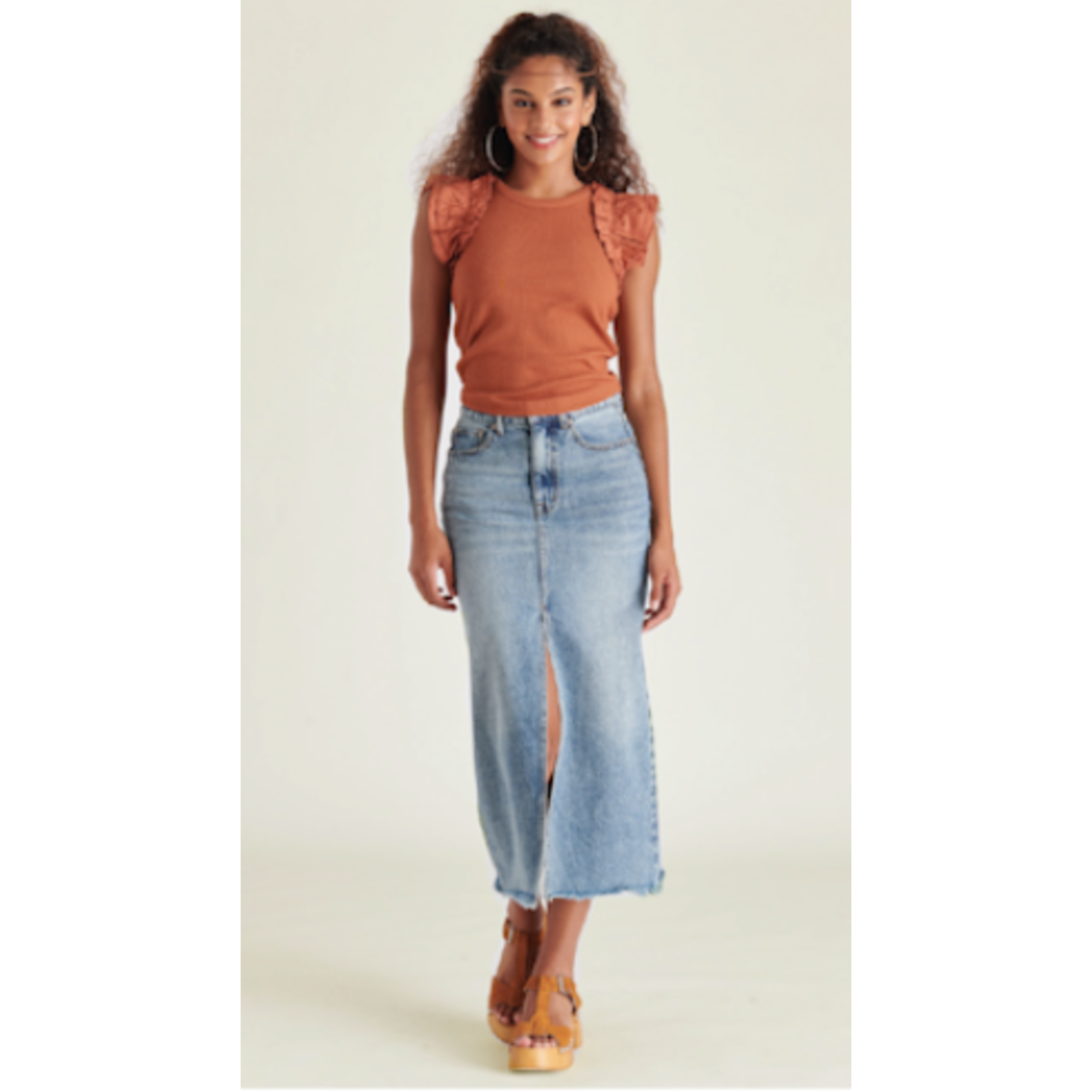 Steve Madden SM Avani Denim Skirt