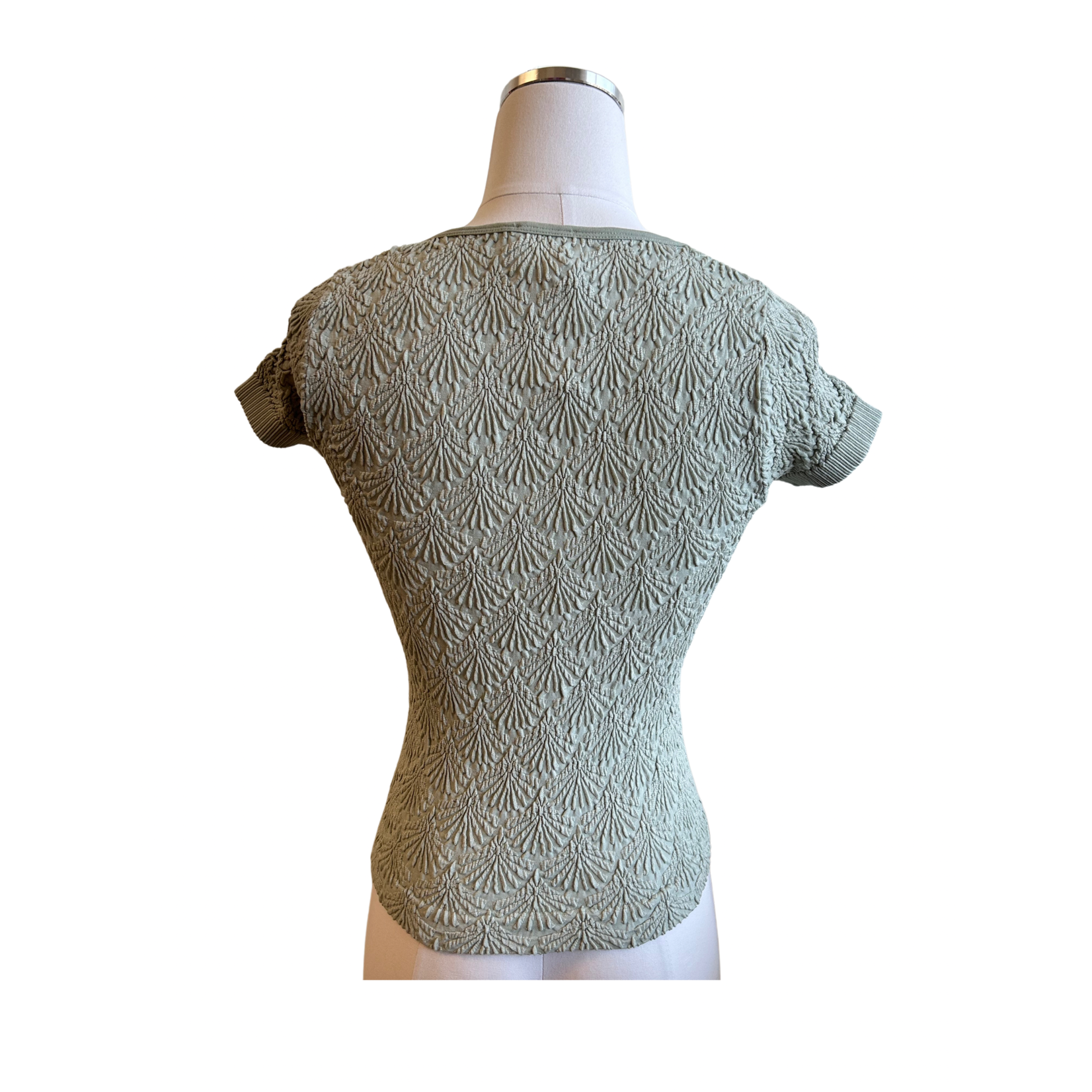 Hem & Thread Seamless Textured Scoop Tee