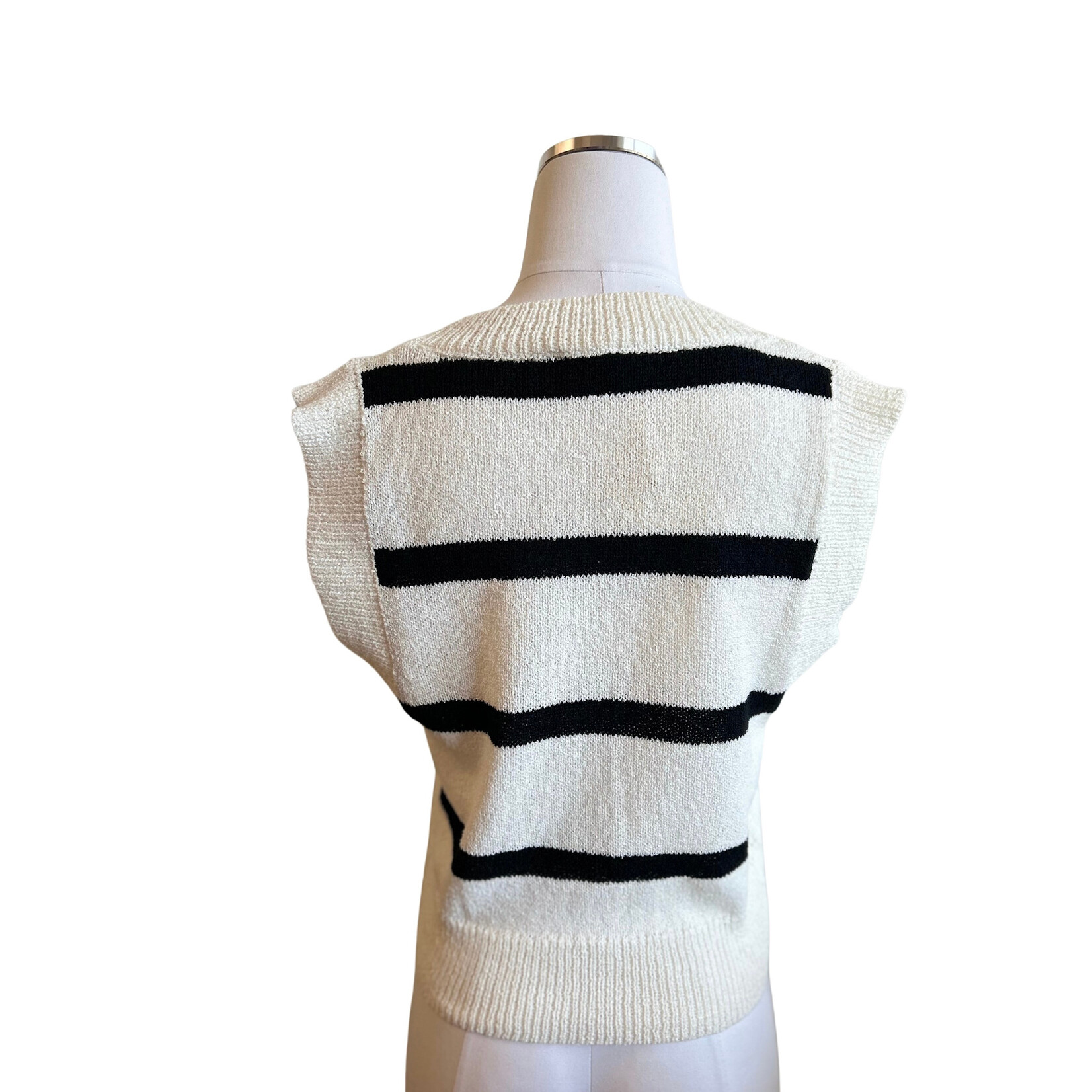 Hem & Thread  Stripe Sweater Vest