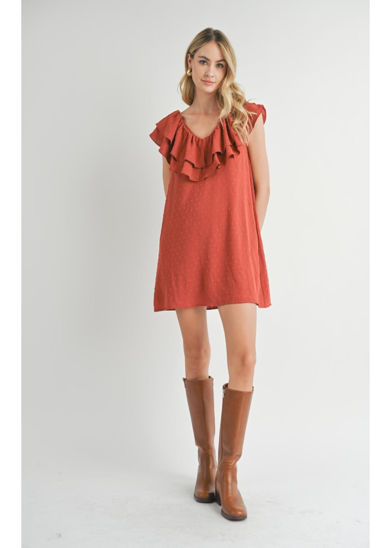 Sadie Sage SS Layered Ruffle Mini Dress