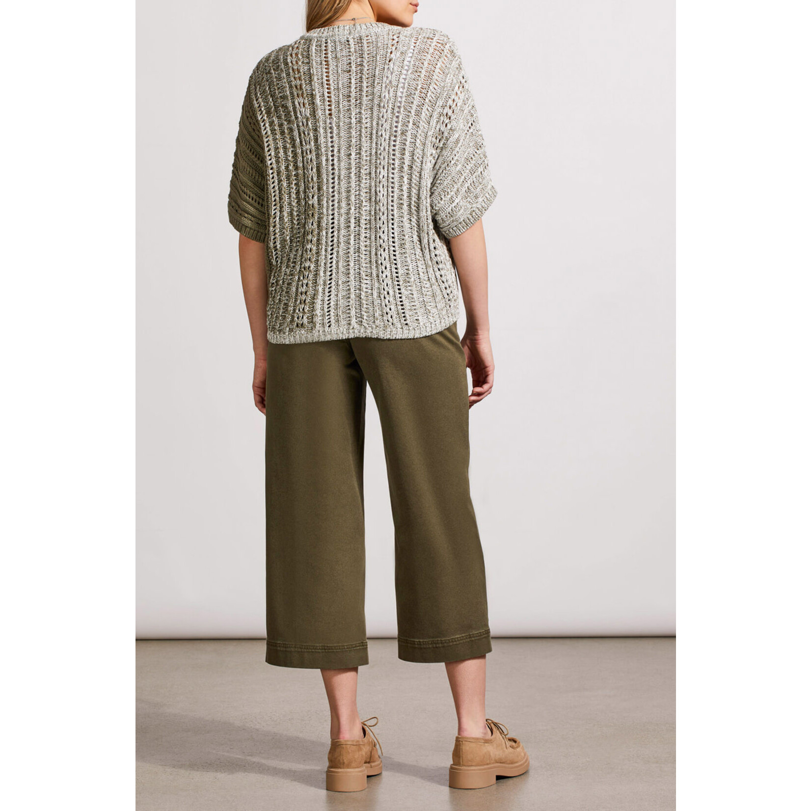 Tribal T Dolman Elbow Sleeve Sweater