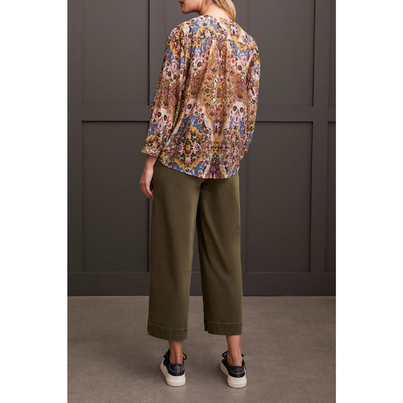 Tribal T Dolman Wide Sleeve Blouse