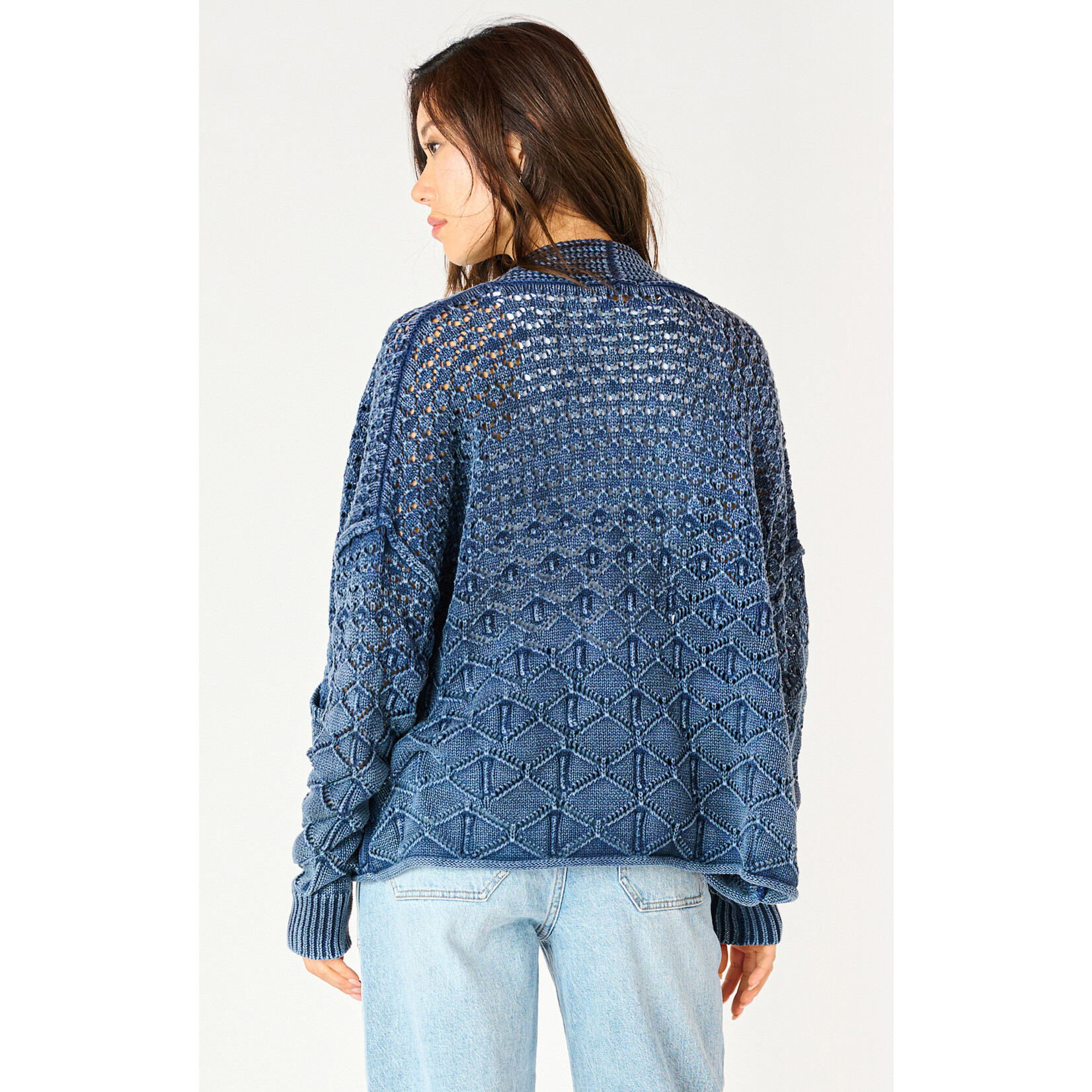 Dex Dex Washed Indigo Cardigan