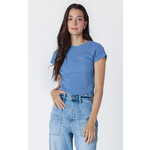 Dex Cool Blue Textured Tee
