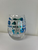 Lindsay Beach LBI Wine Glass
