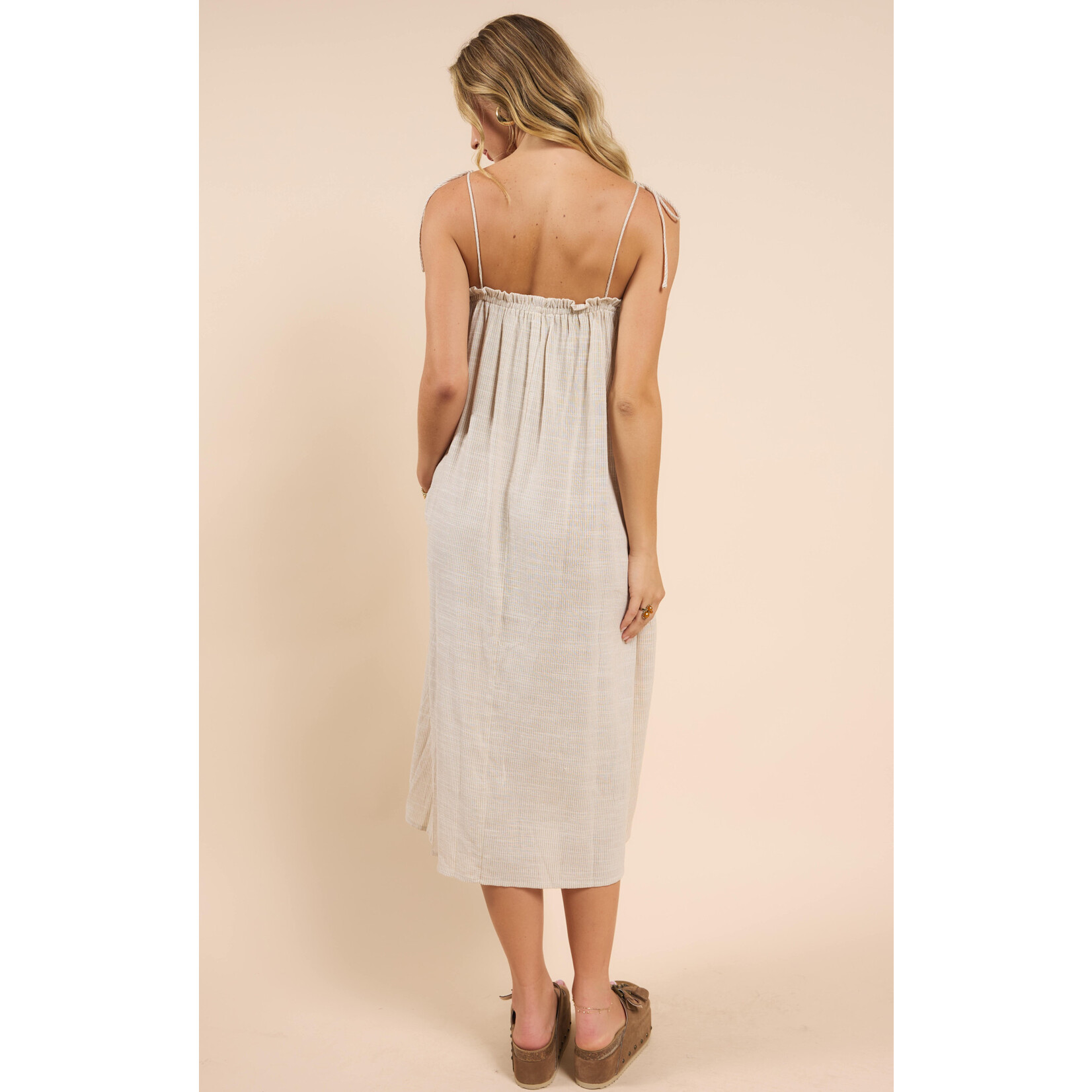 Sadie Sage SS Mojave Tie Strap Midi Dress