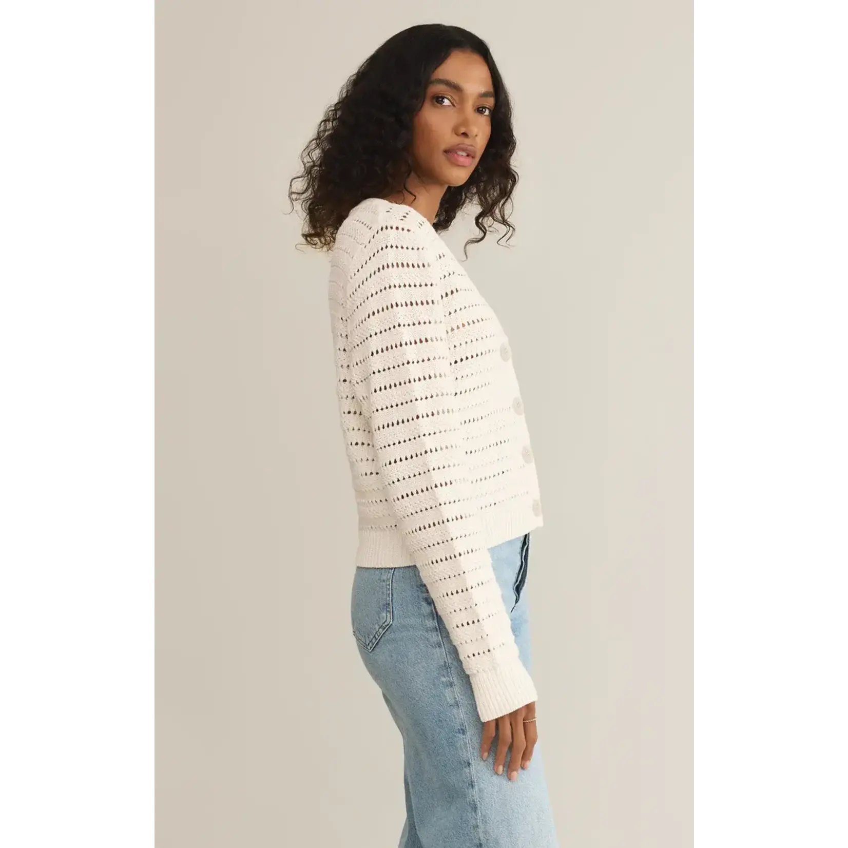 Z Supply Whitnet Crochet Sweater