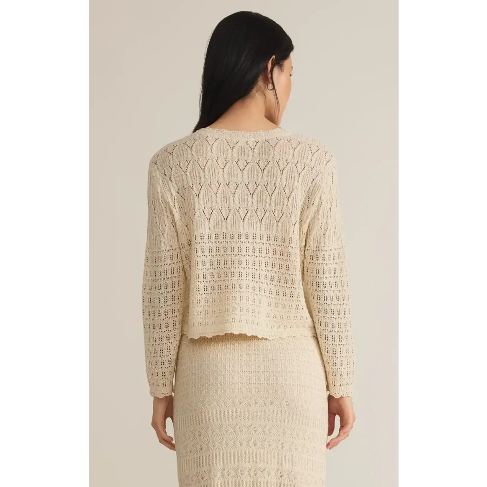 Z Supply Cardi Crochet Sweater