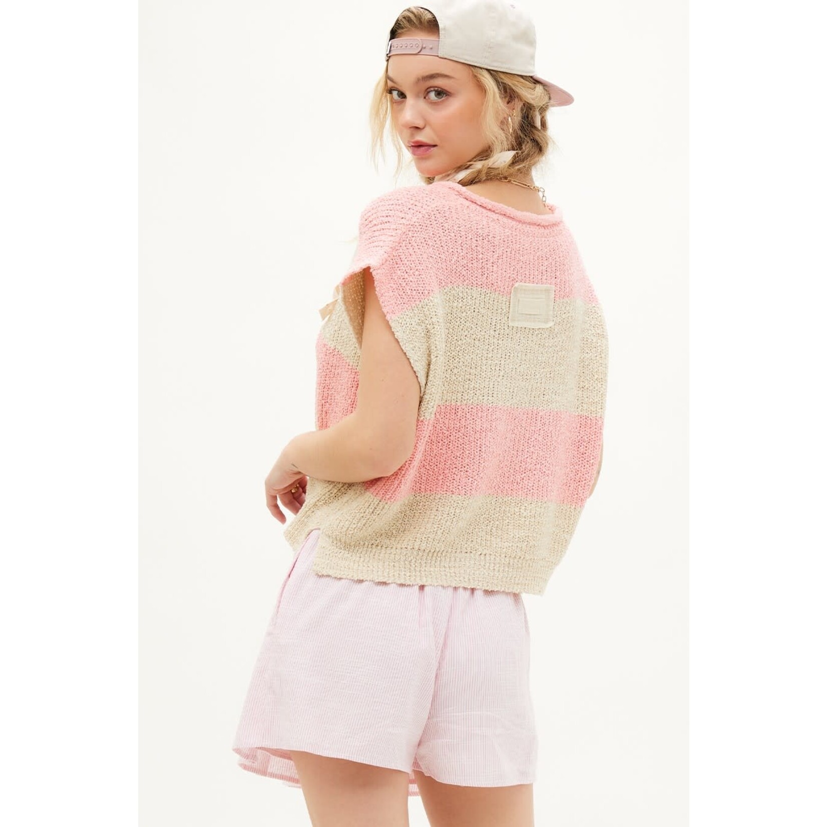 Illa Illa Illa Striped Sleeveless Sweater