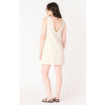 Dex ivory embroidered dress