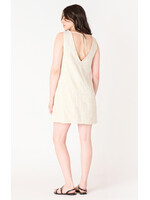 Dex ivory embroidered dress