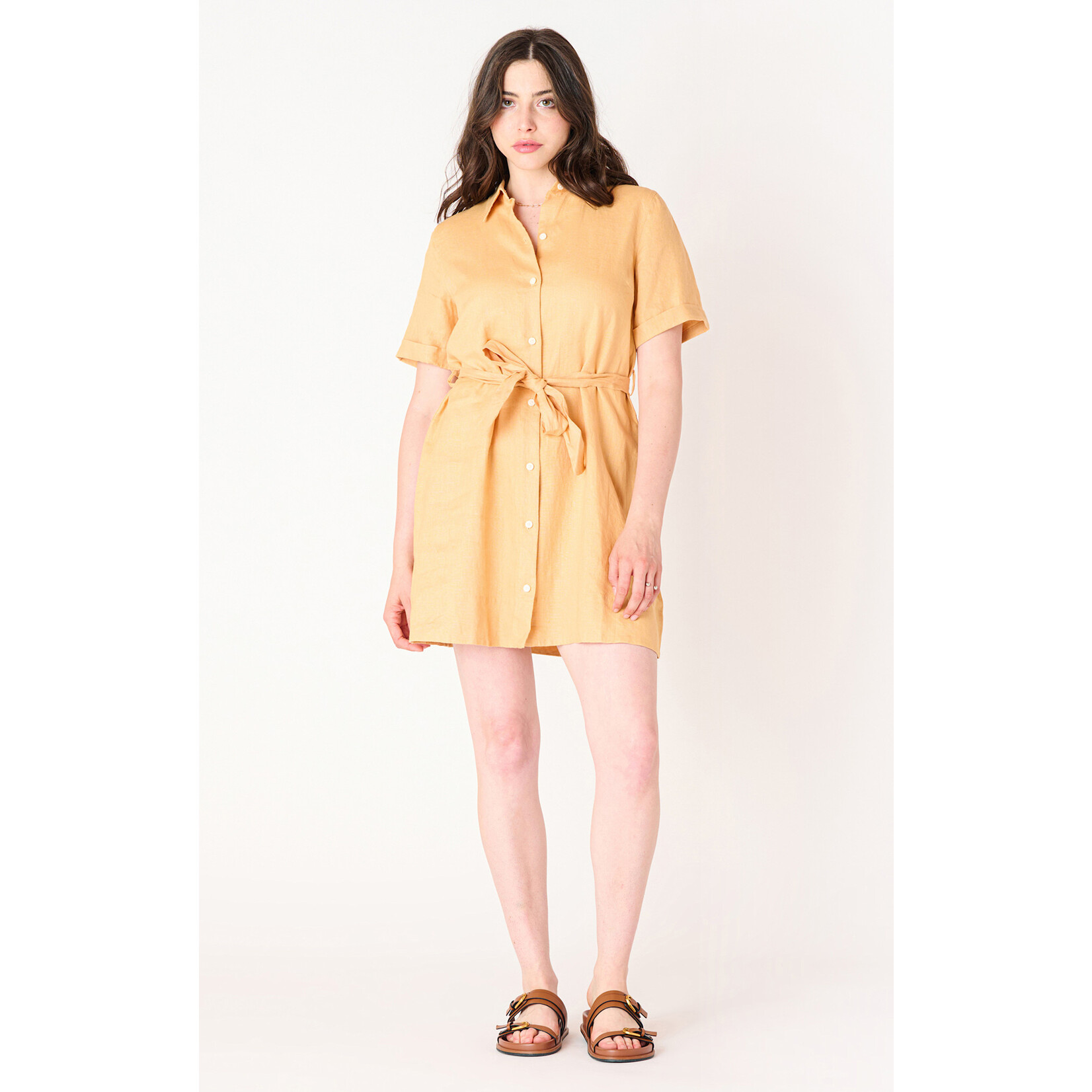 Dex Dex  Soft Apricot Dress