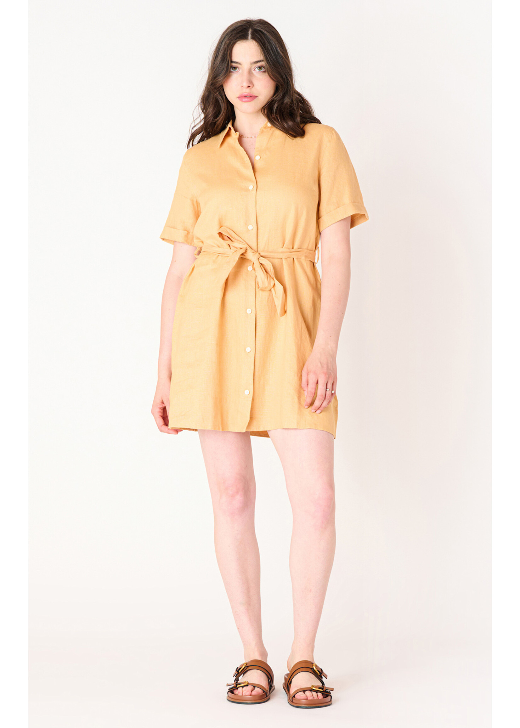 Dex Dex  Soft Apricot Dress