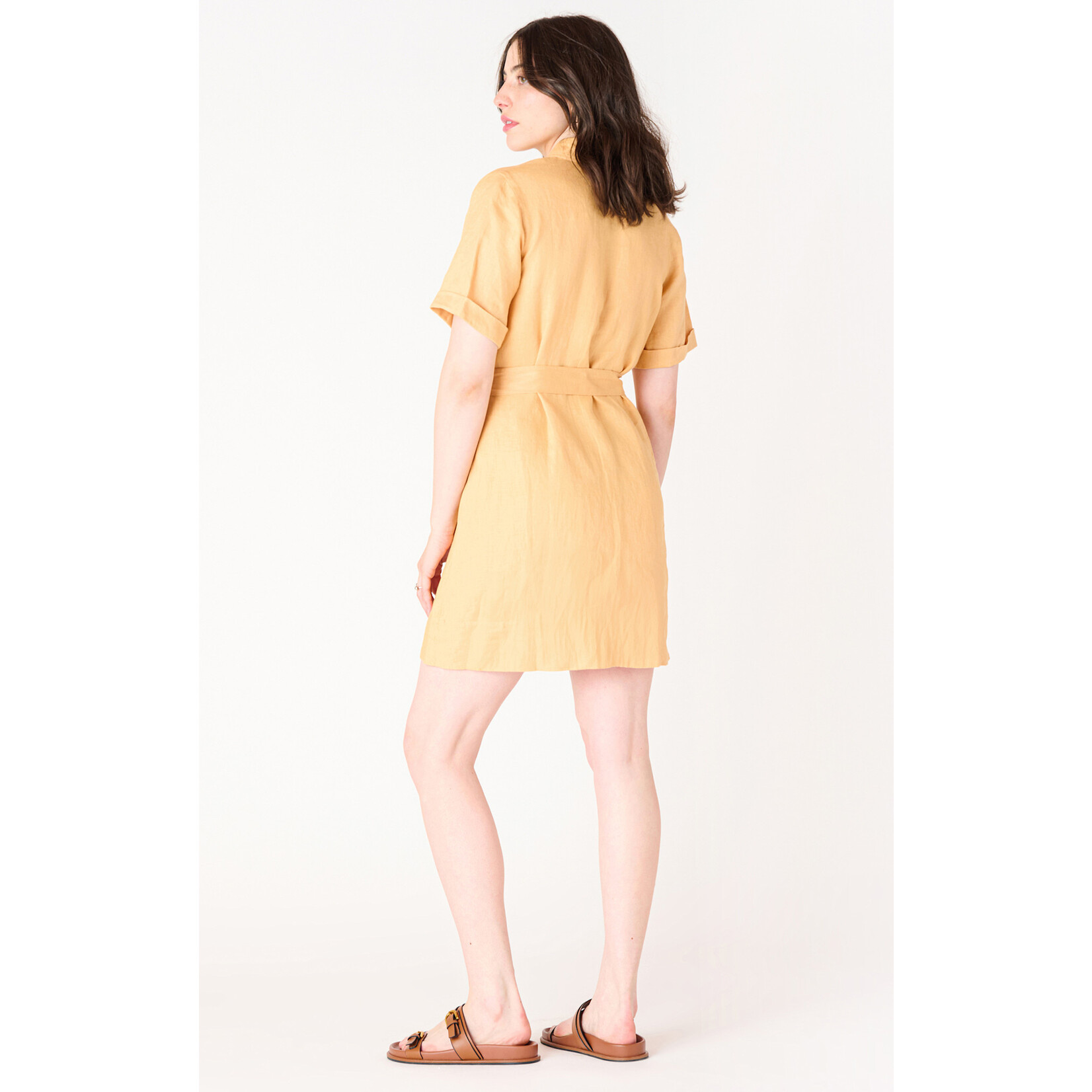 Dex Dex  Soft Apricot Dress