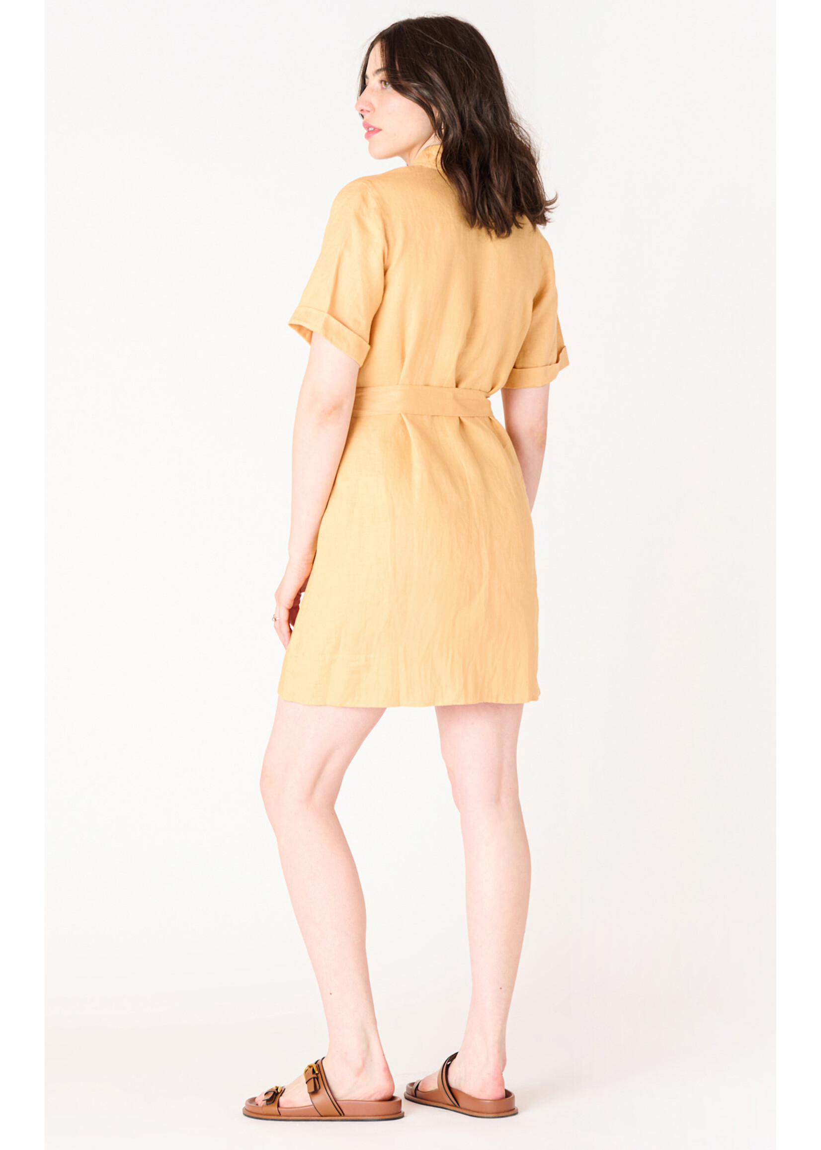 Dex Dex  Soft Apricot Dress