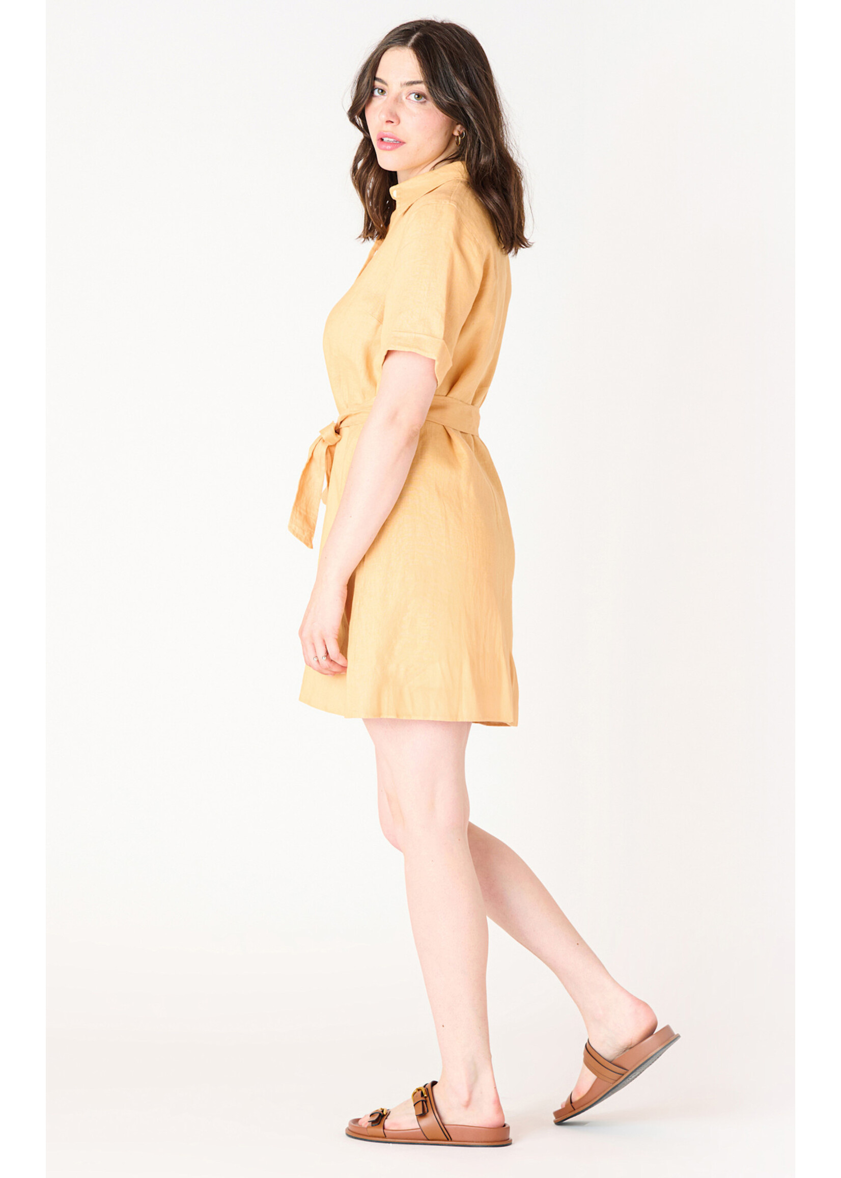 Dex Dex  Soft Apricot Dress