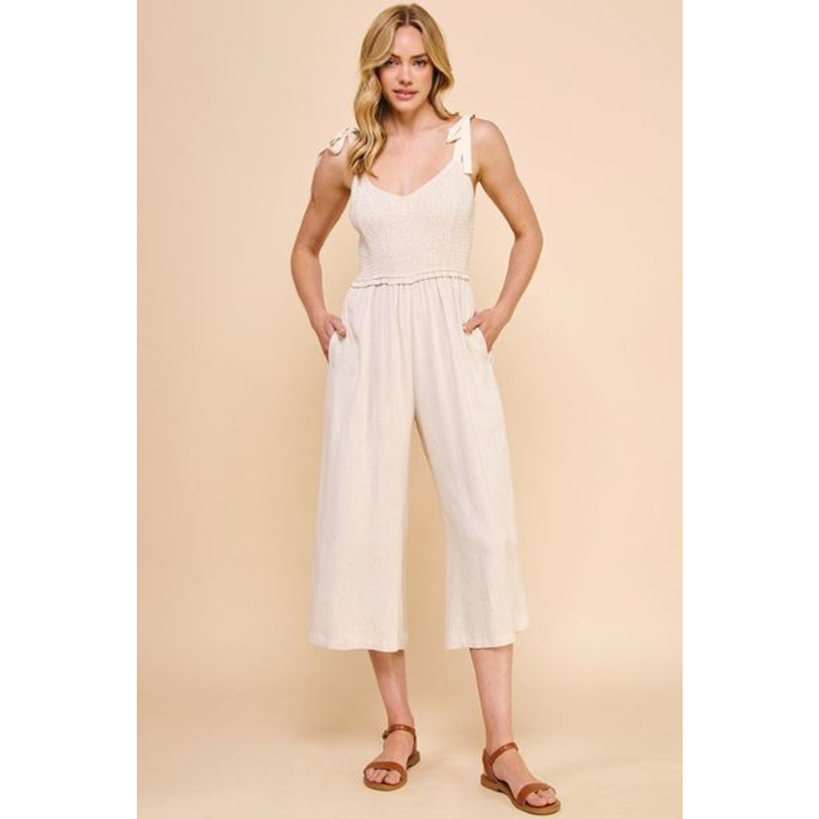 Allie Rose AR Natural Jumpsuit