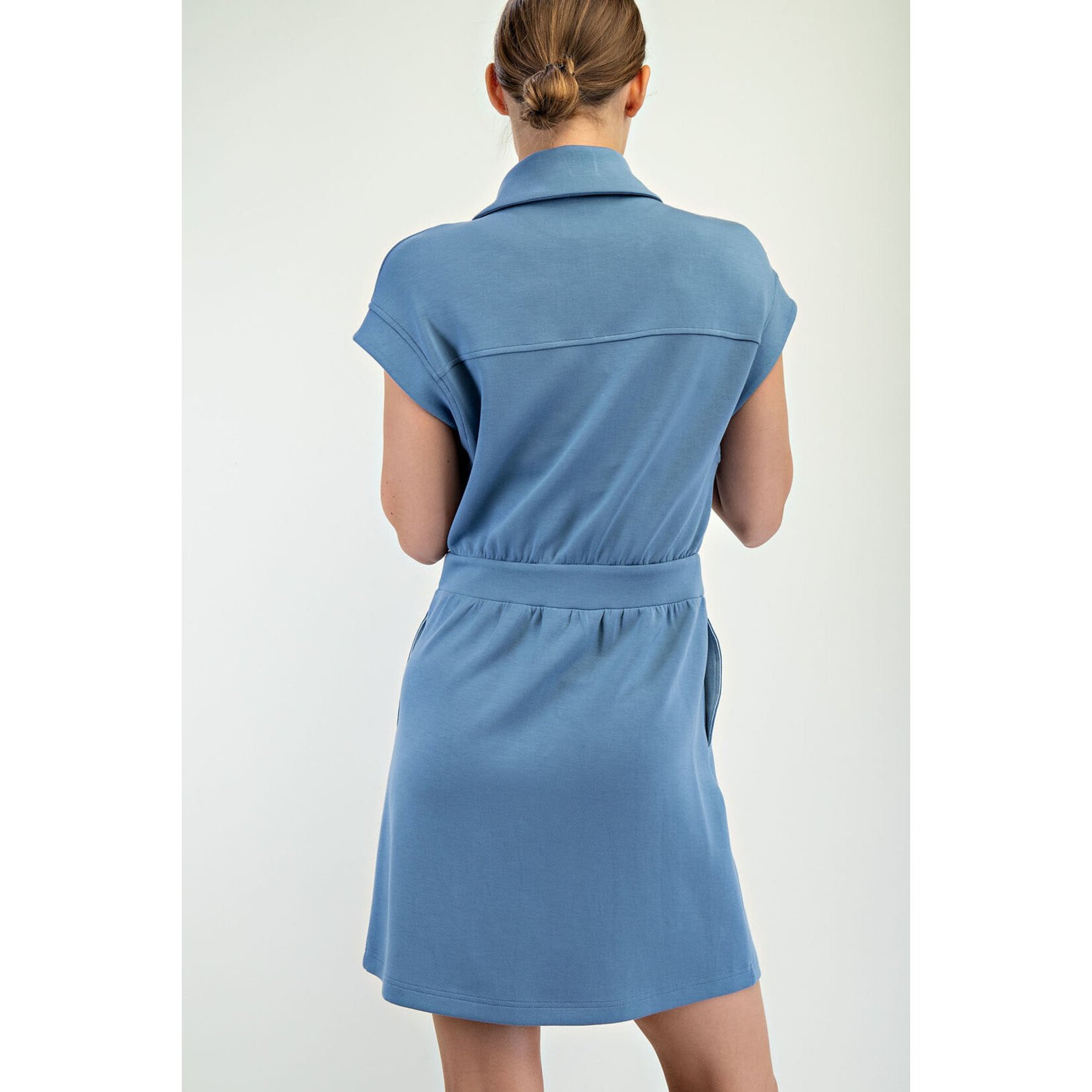 Rae Mode RM Scuba Half Zip Dress
