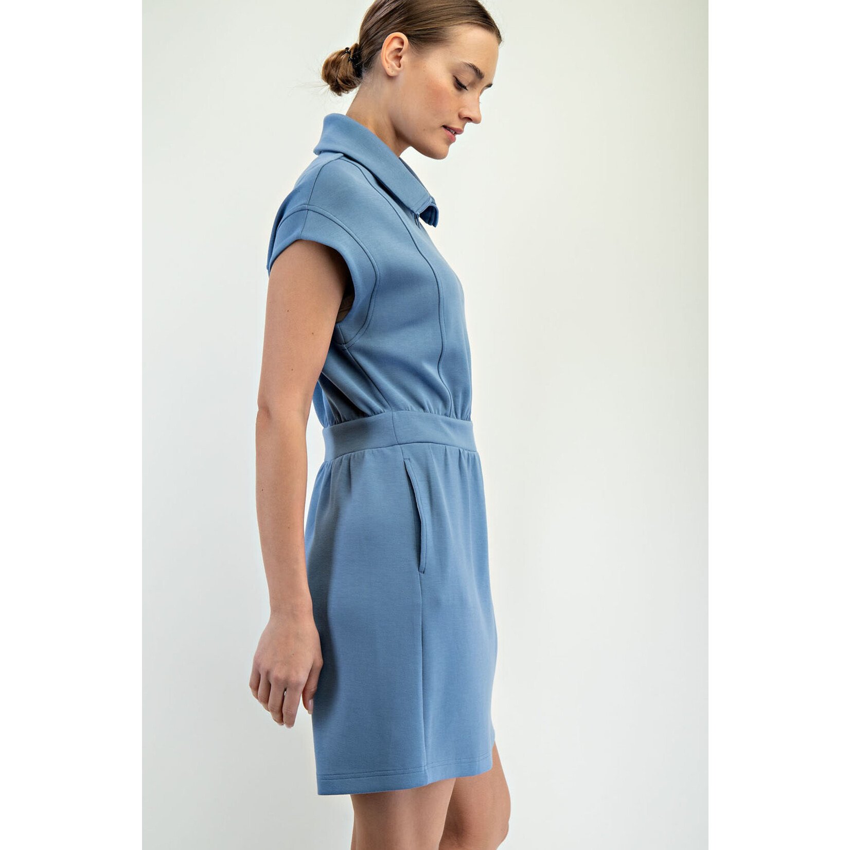 Rae Mode RM Scuba Half Zip Dress