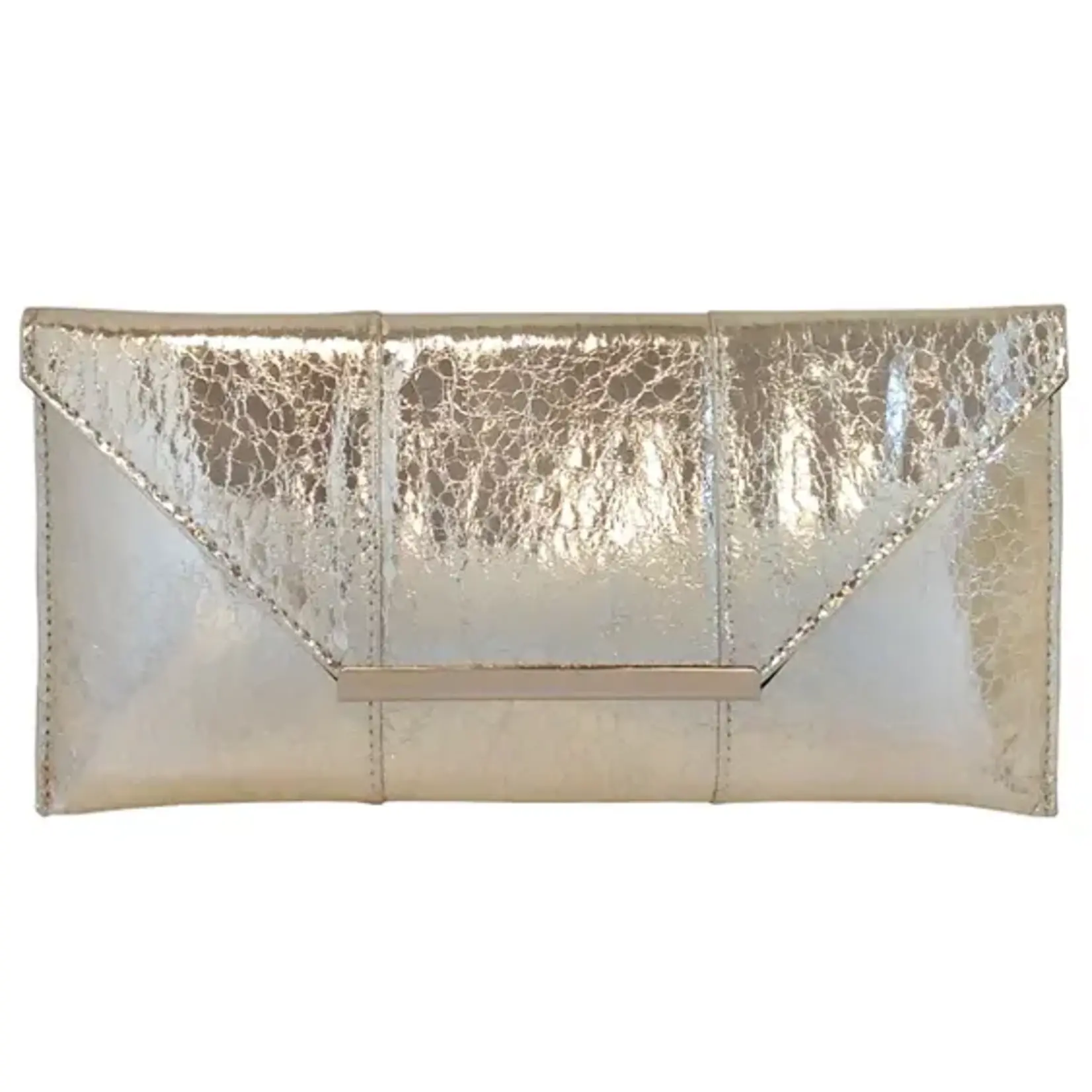 JNB Metallic Evening Clutch