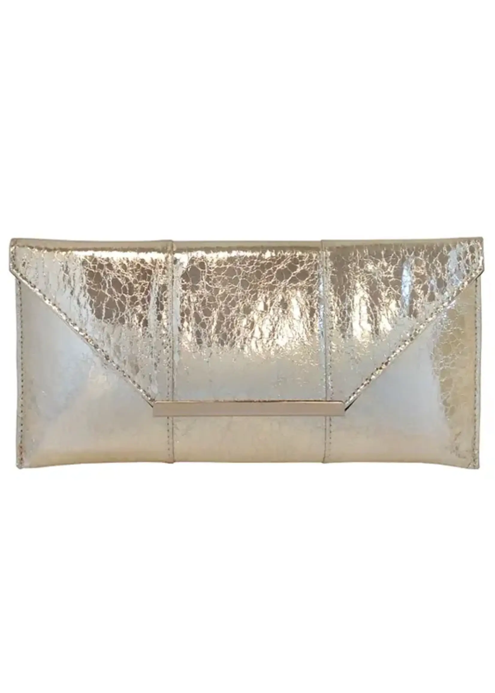 JNB Metallic Evening Clutch