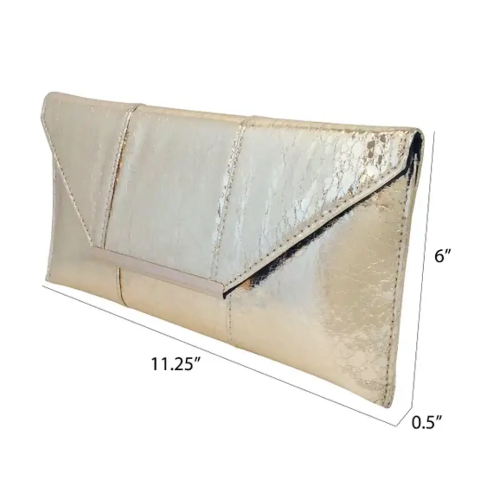 JNB Metallic Evening Clutch