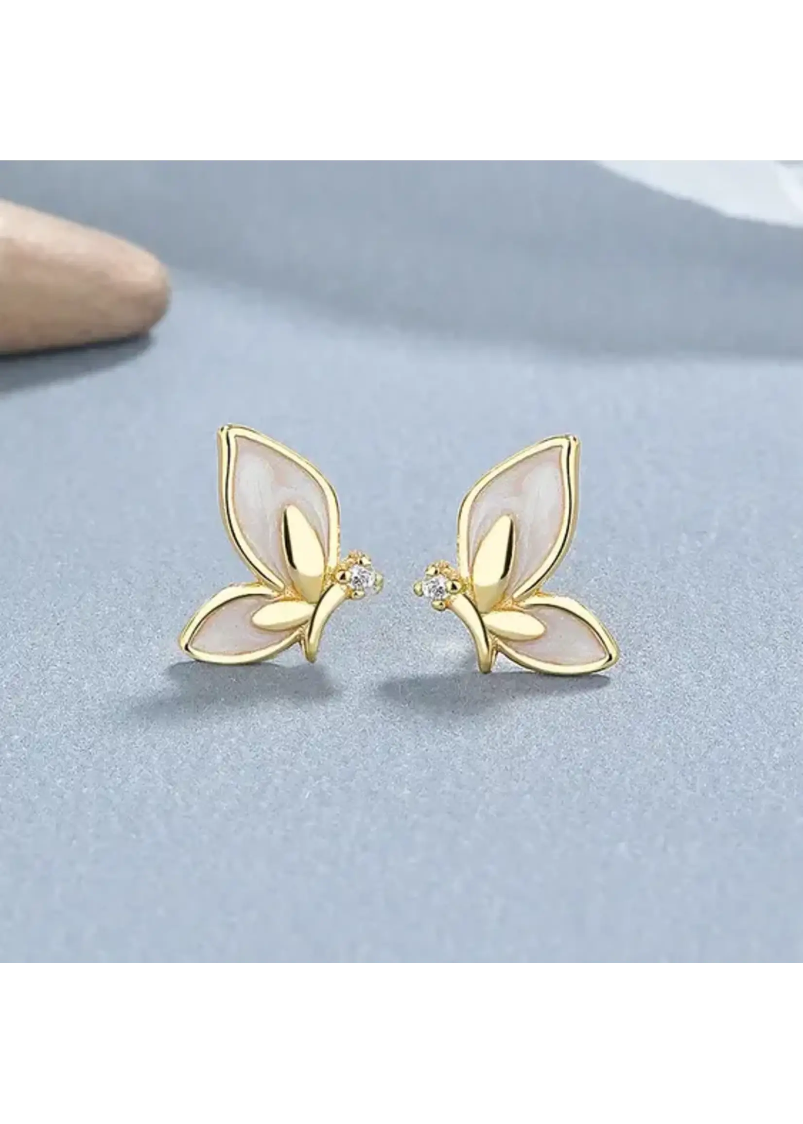 Perimade P Butterfly stud Earring