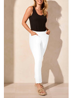 Tribal White Pull on Pant