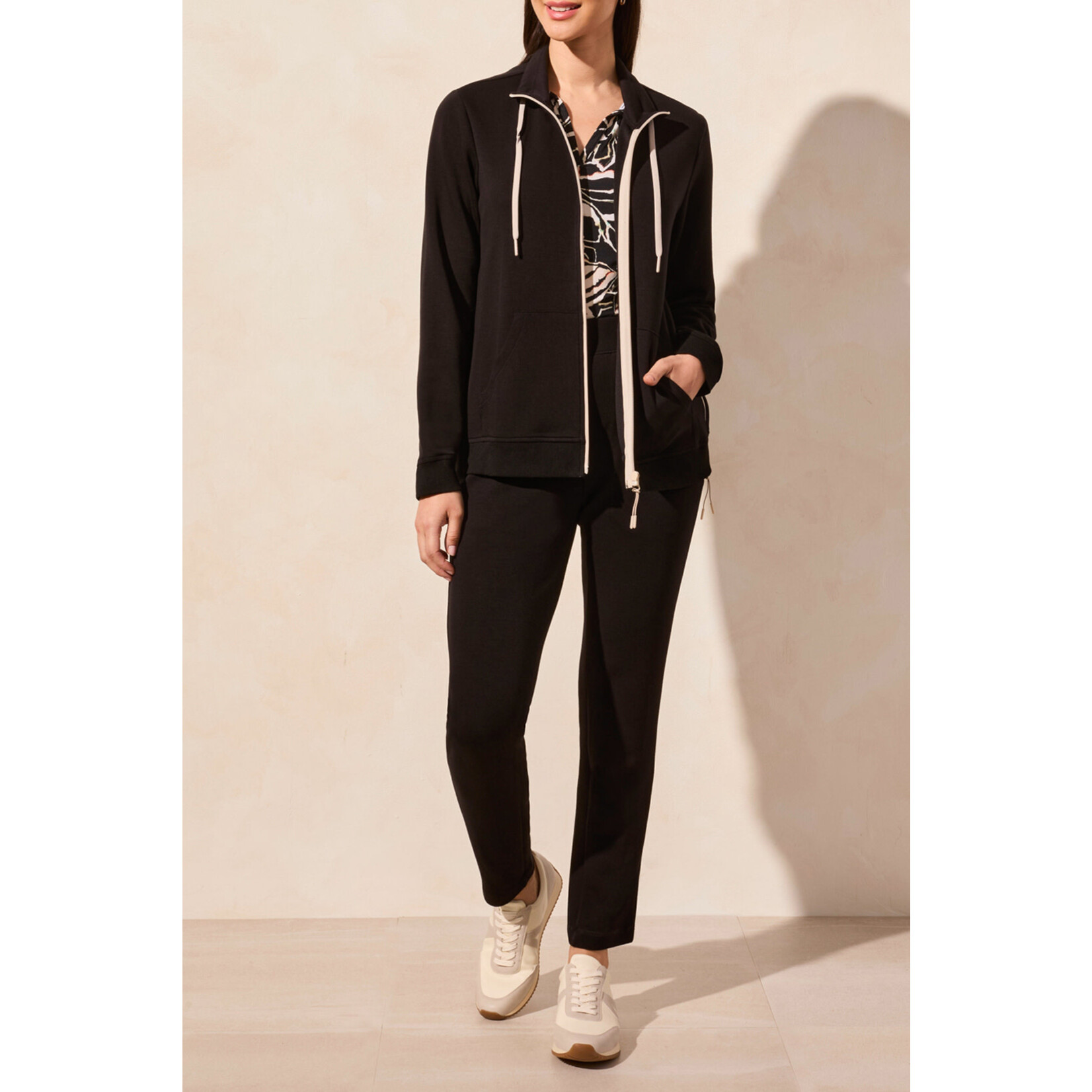 Tribal T Mock Neck Suba Zip up
