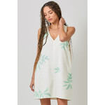 Mystree Floral Denim Dress