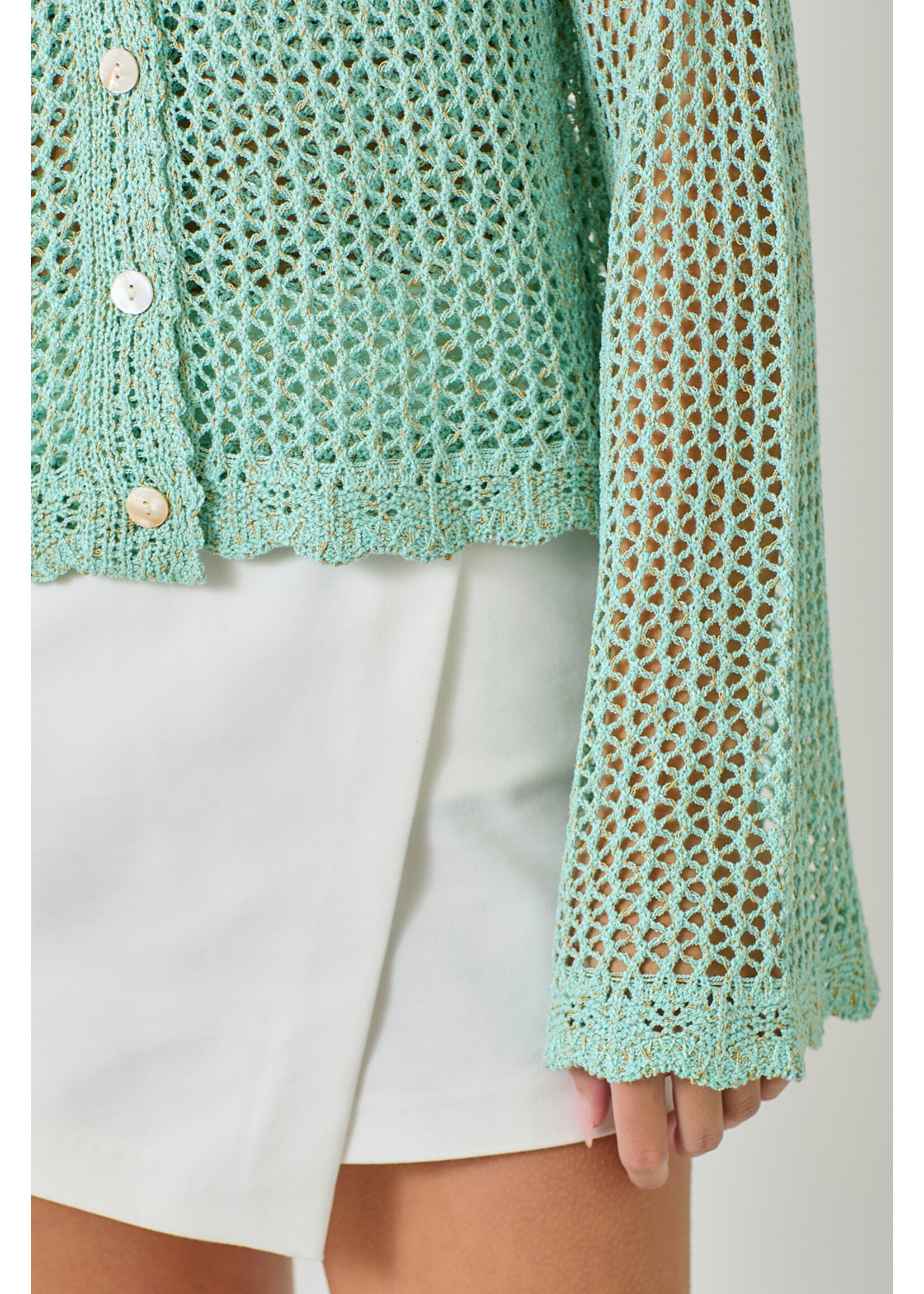 Mystree Mst Crochet Cardi