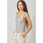 Mystree Raw Edge Tank