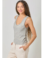 Mystree Raw Edge Tank
