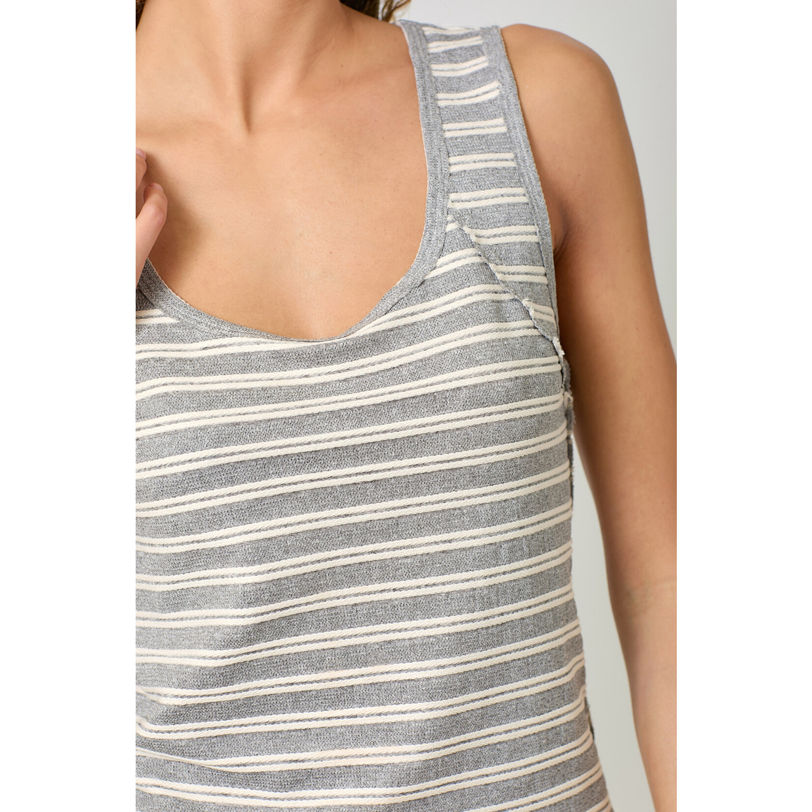 Mystree Mys Raw Edge Tank