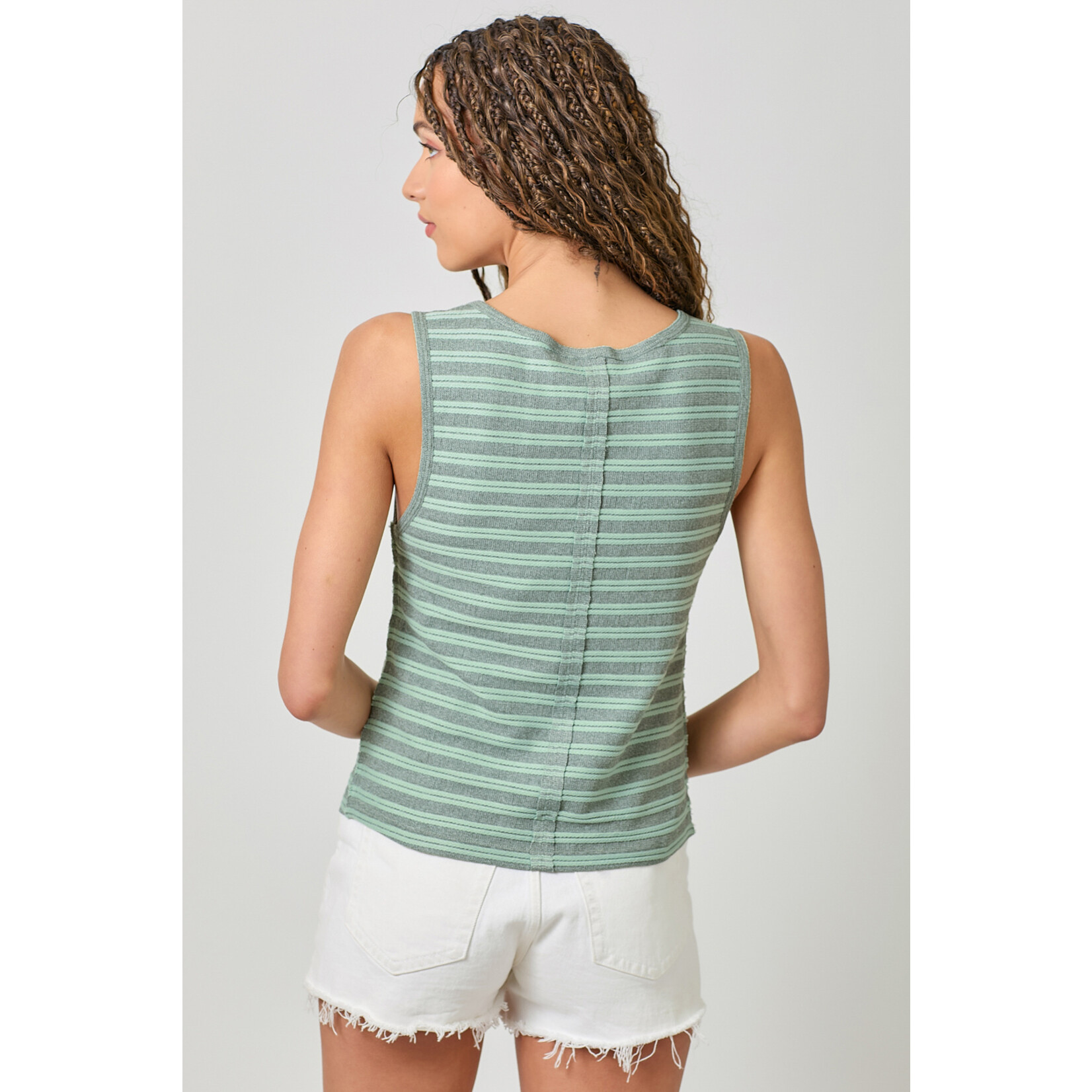 Mystree Mys Raw Edge Tank