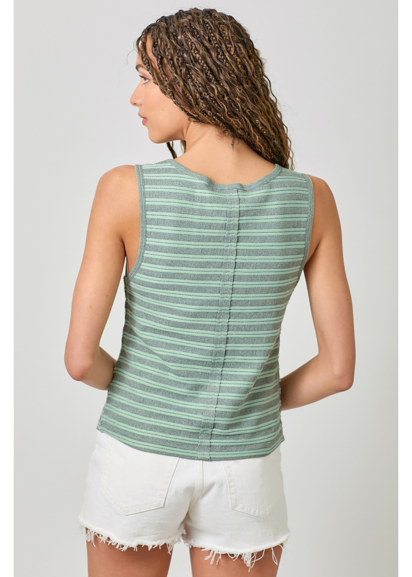 Mystree Mys Raw Edge Tank