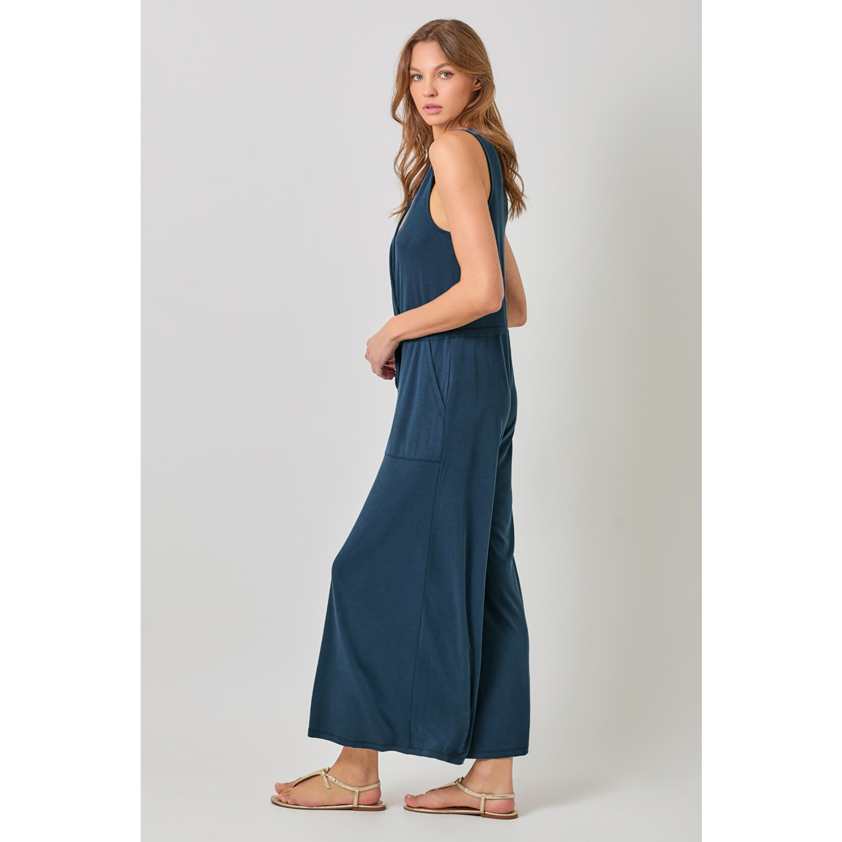 Mystree Myst Surplice Jumpsuit