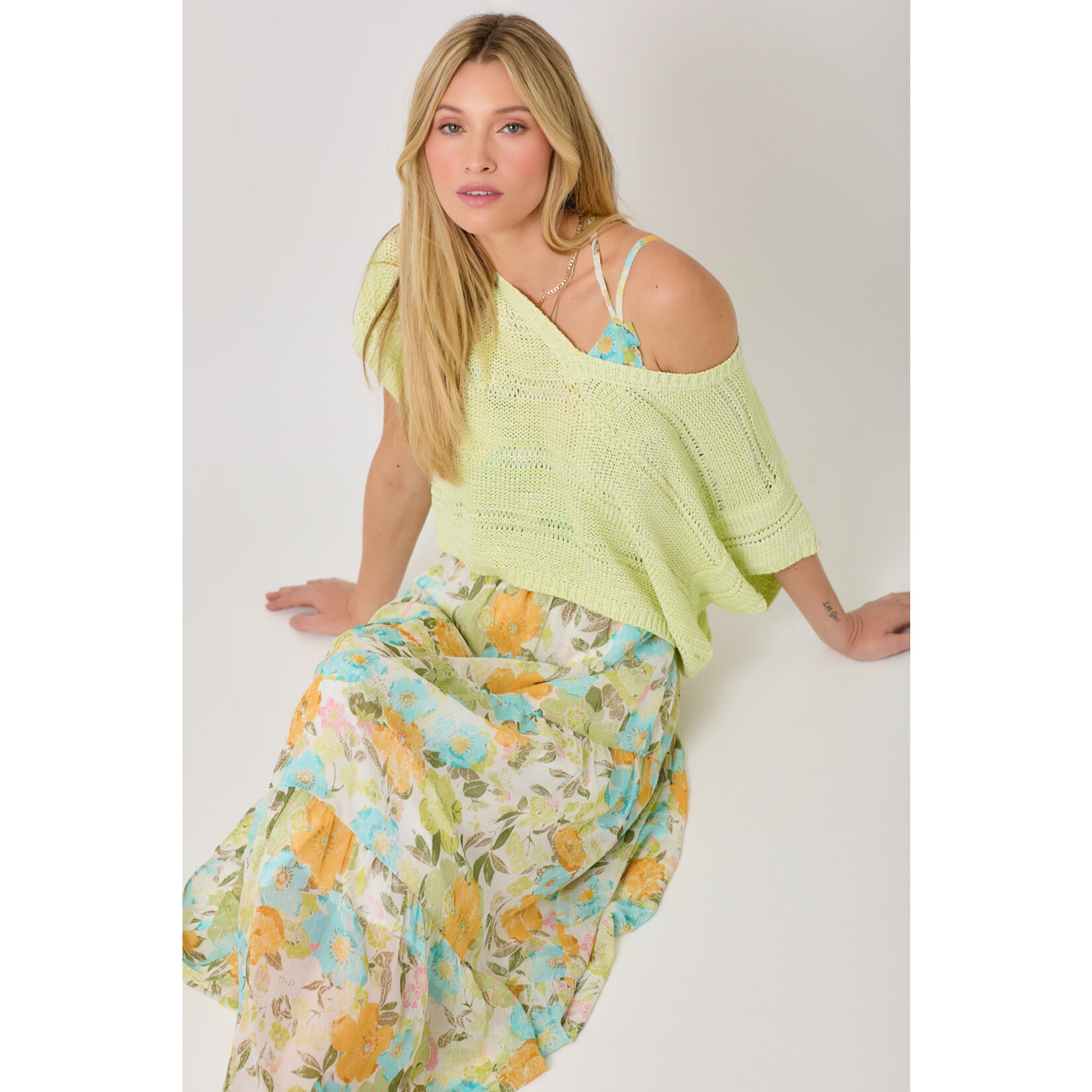 Mystree Mys Relaxed Knit Pullover