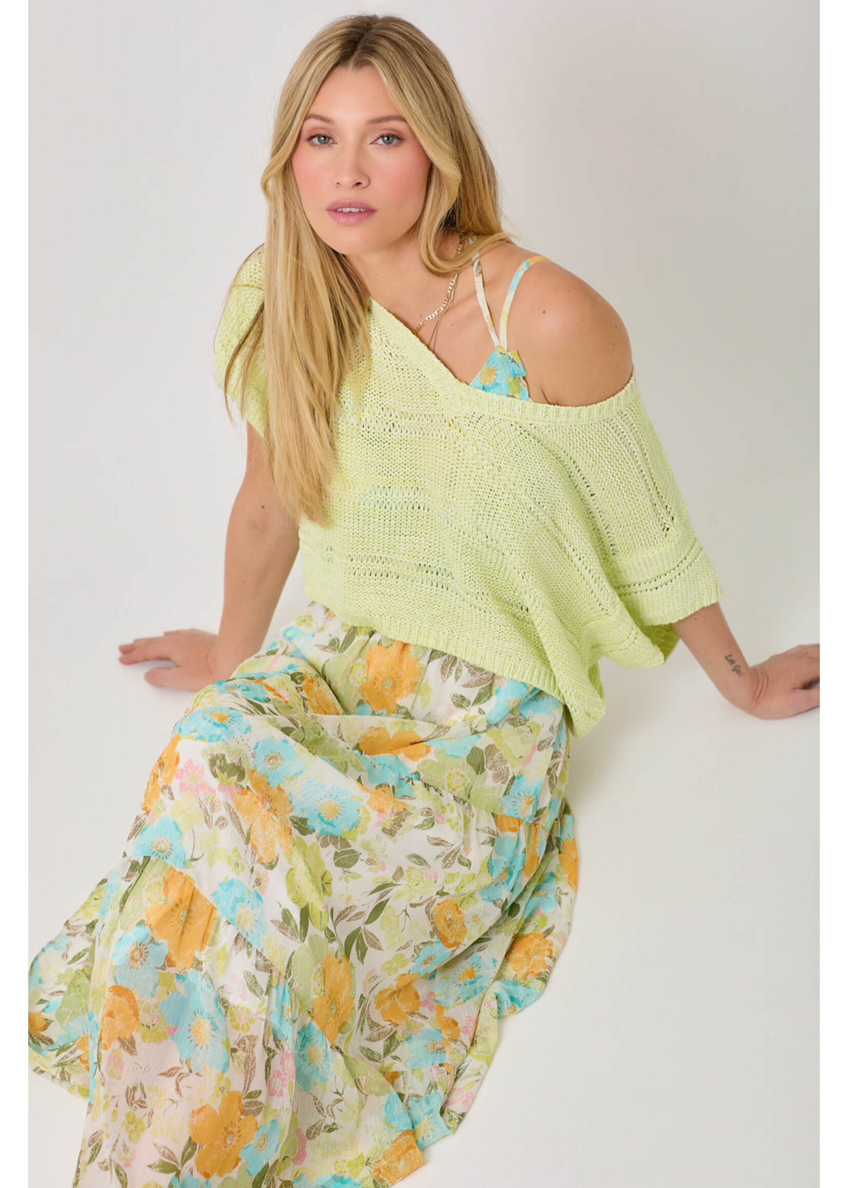 Mystree Mys Relaxed Knit Pullover