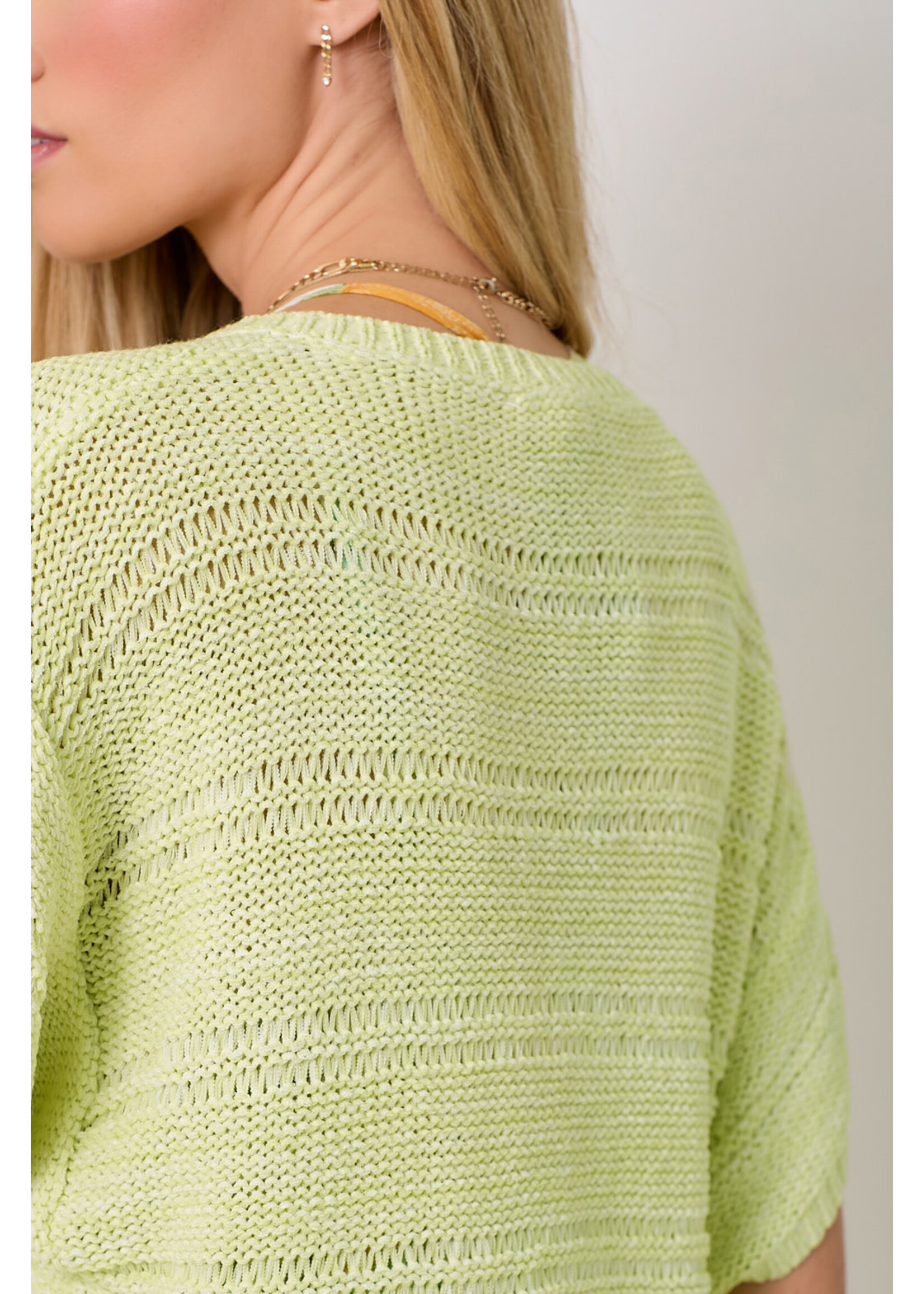 Mystree Mys Relaxed Knit Pullover
