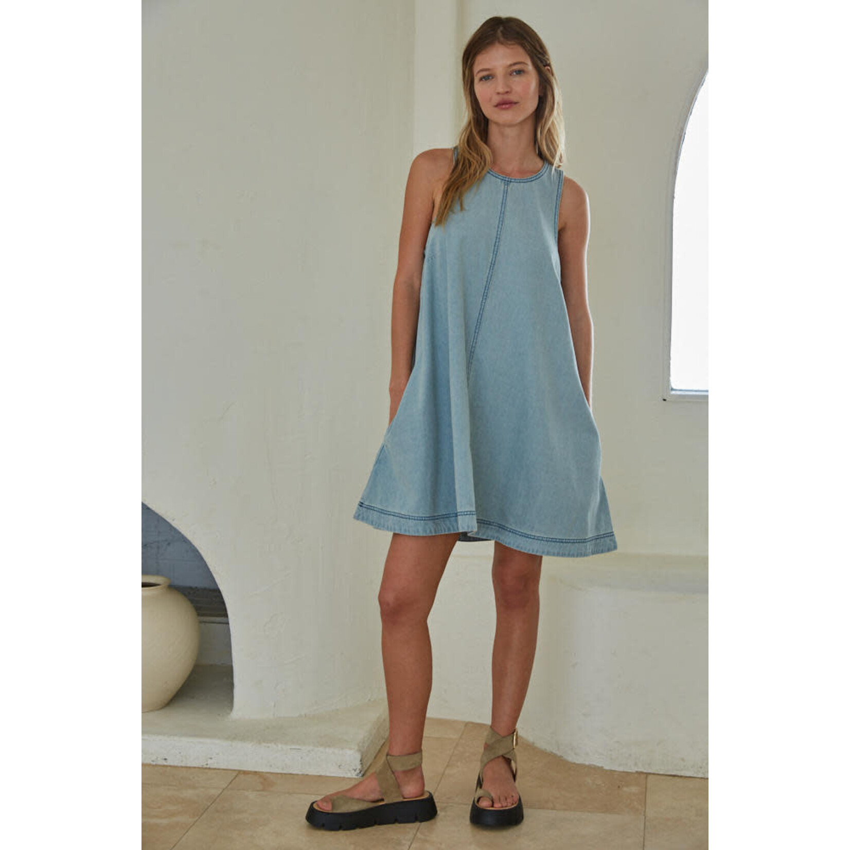 By together BT Denim Swing Dress